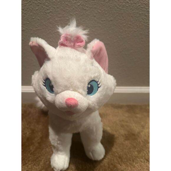 NWOT Disney Aristocats Marie Plush White Cat Stuffed Animal Toy 18" Kitten Bow - Picture 3 of 10